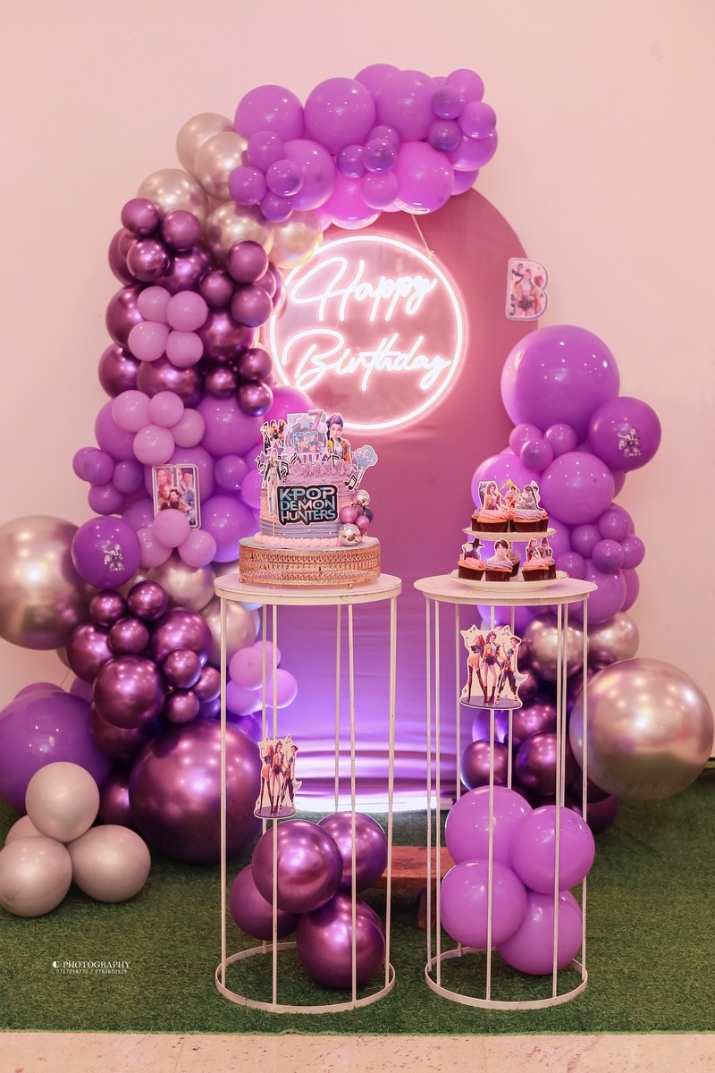 Purple — event decoration design in Sri Lanka