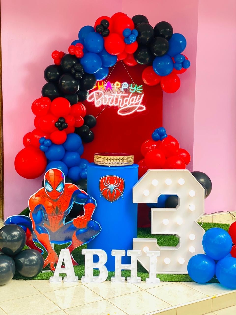 Spider Man — event decoration design in Sri Lanka